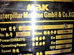 MAK 6M32C 5400HP 600RPM ENGINE